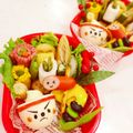 noddyちゃん's cooksnap of when they made キャラ弁お餅つき☆うすクンときねちゃん☆.