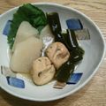 デビチン's cooksnap of when they made 聖護院かぶとがんもどき、わかめの煮物.