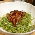 モラさん's cooksnap of when they made 生が美味しい♪水菜とベーコンの和風サラダ.