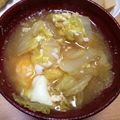 おさめ's cooksnap of when they made 白菜のお月見汁.