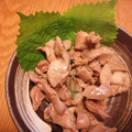 ゆみまろん's cooksnap of when they made 砂ズリ★ハーブソルト★黒胡椒★炒め.