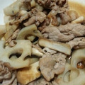 いなひな's cooksnap of when they made れんこんと豚肉の甘辛炒め.