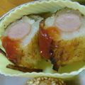 リスのしっぽ's cooksnap of when they made ☆お芋の衣を着たソーセージ♪.