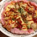 gaiatone's cooksnap of when they made フライパンde餅ピザ③☆タラモピザ.