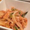 haribogb's cooksnap of when they made きゅうりと大根のキムチ和え.