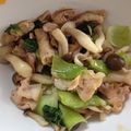 直助ママ's cooksnap of when they made 簡単♪豚肉とチンゲン菜炒め.