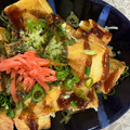 yumi's cooksnap of when they made まるでたこ焼き！厚揚げのヘルシー揚げ焼き.