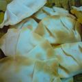 studio_dij's cooksnap of when they made ✿おつまみに♫餃子の皮でクリチ包み焼き✿.