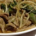 ぶーとっと's cooksnap of when they made 【節約】菜花ともやしのチンジャオ風.