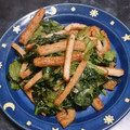 碧きりん's cooksnap of when they made ❦大根葉とさつま揚げの甘辛炒め❦.