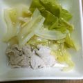 本日のレシピ's cooksnap of when they made 豚バラとキャベツだけの鍋.