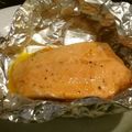 アーブレイ's cooksnap of when they made フライパン鮭ホイル焼き☆クレイジーソルト.
