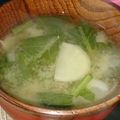 ぶーたーこー's cooksnap of when they made *朝食に＊カブの味噌汁＊.