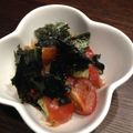 liarra's cooksnap of when they made ♡キュウリとクリームチーズのサラダ♡　.