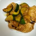 なーなちゃん's cooksnap of when they made 鶏肉とズッキーニのカレー炒め.