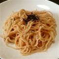 たんたん　's cooksnap of when they made 簡単よ♡たらこスパゲッティ♡.