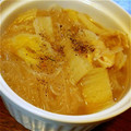 mimiみみ's cooksnap of when they made 白菜のくたくた煮～春雨とあげをお供に～.