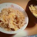 もりもりじゃぱん's cooksnap of when they made 運動会遠足弁当行楽に♪鮭舞茸炊き込みご飯.