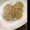 あきのすけ☆'s cooksnap of when they made 【離乳食】お好み焼き(卵不使用).