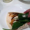 KSTake's cooksnap of when they made 鶏唐揚げのチリソーストルティーヤマヨ巻き.