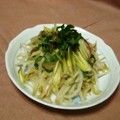お楽しみのさなぎ's cooksnap of when they made あと一品★もやし・茗荷・大葉のポン酢あえ.