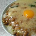 しおとも's cooksnap of when they made ふわふわ納豆と…おまけの味付けたまご.