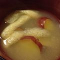asianinaz's cooksnap of when they made さつま芋、玉葱、油揚げの味噌汁.