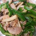 kimimaruo's cooksnap of when they made レンコンの青椒肉絲.