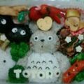hagiemi's cooksnap of when they made 簡単★トトロおにぎり（キャラ弁）.