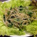 まぁぼぉ2012's cooksnap of when they made サッパリ！もやしと水菜の和え物♪.