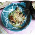 ＴＯＭＯＷＡＴ's cooksnap of when they made うなぎときゅうりとねぎの和えもの.