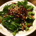 羊の食卓's cooksnap of when they made ☆主食にもなるホウレン草サラダ★.