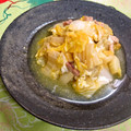 ちわここ's cooksnap of when they made 甘い！白菜の蒸し物　卵とじ.