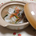 チムチェリー's cooksnap of when they made ギョウザdeはるさめ中華スープ.