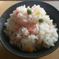 kin0py's cooksnap of when they made 炊飯器で簡単！カニカマピラフ！.