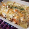 マユガリータ's cooksnap of when they made ★簡単リメイク★シチューがドリアに変身.