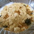 チョコチョコかえる's cooksnap of when they made きな粉と黒豆ヨーグルト♪.