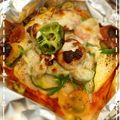 鬼嫁もつ's cooksnap of when they made はんぺんｄｅピザ.