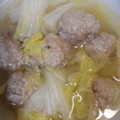 てってんてん's cooksnap of when they made 肉だんごと白菜のスープ.