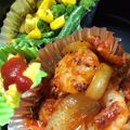 mii9171's cooksnap of when they made お弁当に！赤が足りない時の簡単エビチリ.