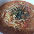 どもプリ's cooksnap of when they made ダイエット＆時短！白滝もやしトマトスープ.