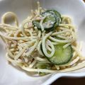 あず's cooksnap of when they made 残ったパスタで☆簡単サラスパ♪.
