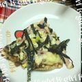 chiecocoa's cooksnap of when they made もちピザ 海苔風味.