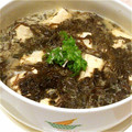 雪乃麻子's cooksnap of when they made 柚子胡椒の香★モズクと豆腐の卵とじ.