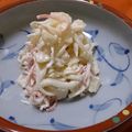 レッドくま's cooksnap of when they made お節アレンジ　紅白なます＆数の子→サラダ.