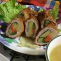 keiko0306's cooksnap of when they made 冷蔵庫にある野菜で☆節約肉巻きフライ.
