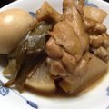 hjoar's cooksnap of when they made 焼きつけた鶏手羽元と大根の煮物.