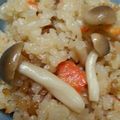 kotomimi's cooksnap of when they made きのこたっぷり★簡単炊き込みごはん.
