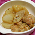ＰＥＴＡ's cooksnap of when they made 鶏肉と大根のうまうま塩煮.