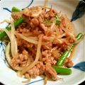 hapiyumi's cooksnap of when they made にんにくの芽と挽き肉炒め.